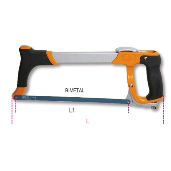 Vendita online Seghetto con sistema tensionamento lama a sgancio rapido art.1726BM